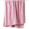Naram bath towels 8 color combinations baby pink ski patrol red thin stripe