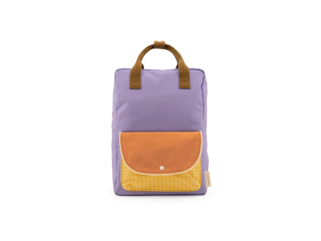 1802079 Sticky Lemon backpack large farmhouse blooming purple front product shot 01