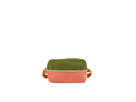 1802083 Sticky Lemon fanny pack large farmhouse sprout green flower pink front product shot 01
