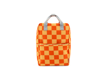 1802108 Sticky Lemon backpack large farmhouse checkerboard pear jam ladybird red front product shot 01