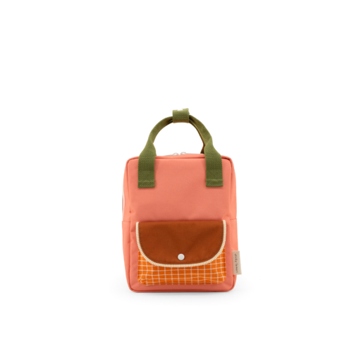 1802074 Sticky Lemon backpack small farmhouse flower pink front product shot 01