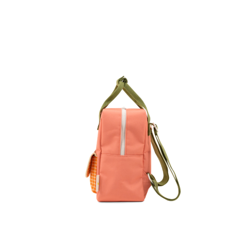 1802074 Sticky Lemon backpack small farmhouse flower pink side product shot 02
